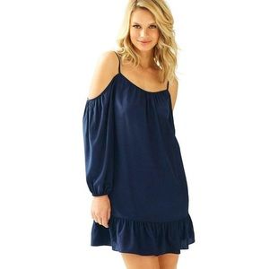 Lilly Pulitzer Candice Silk Cold Shoulder Dress